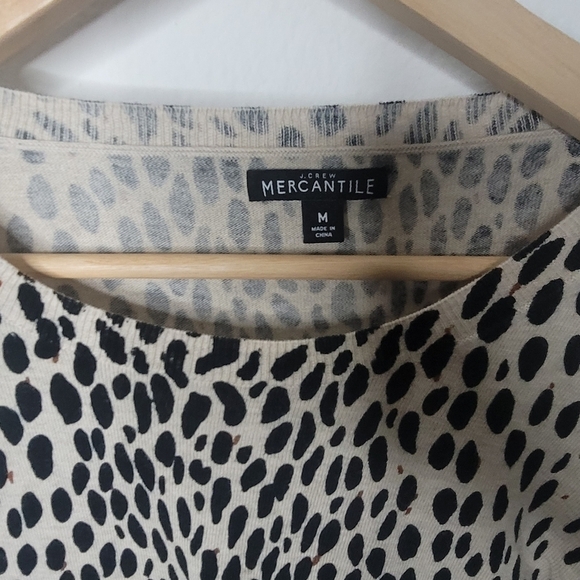 J. Crew Mercantile Women's Leopard Sweater Size M - Picture 2 of 7